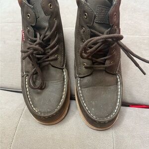 Sperry Men's Dark Brown Leather Boots